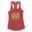 Kekraan Mekraan Company Women's Racerback Tank in Solid Red Color
